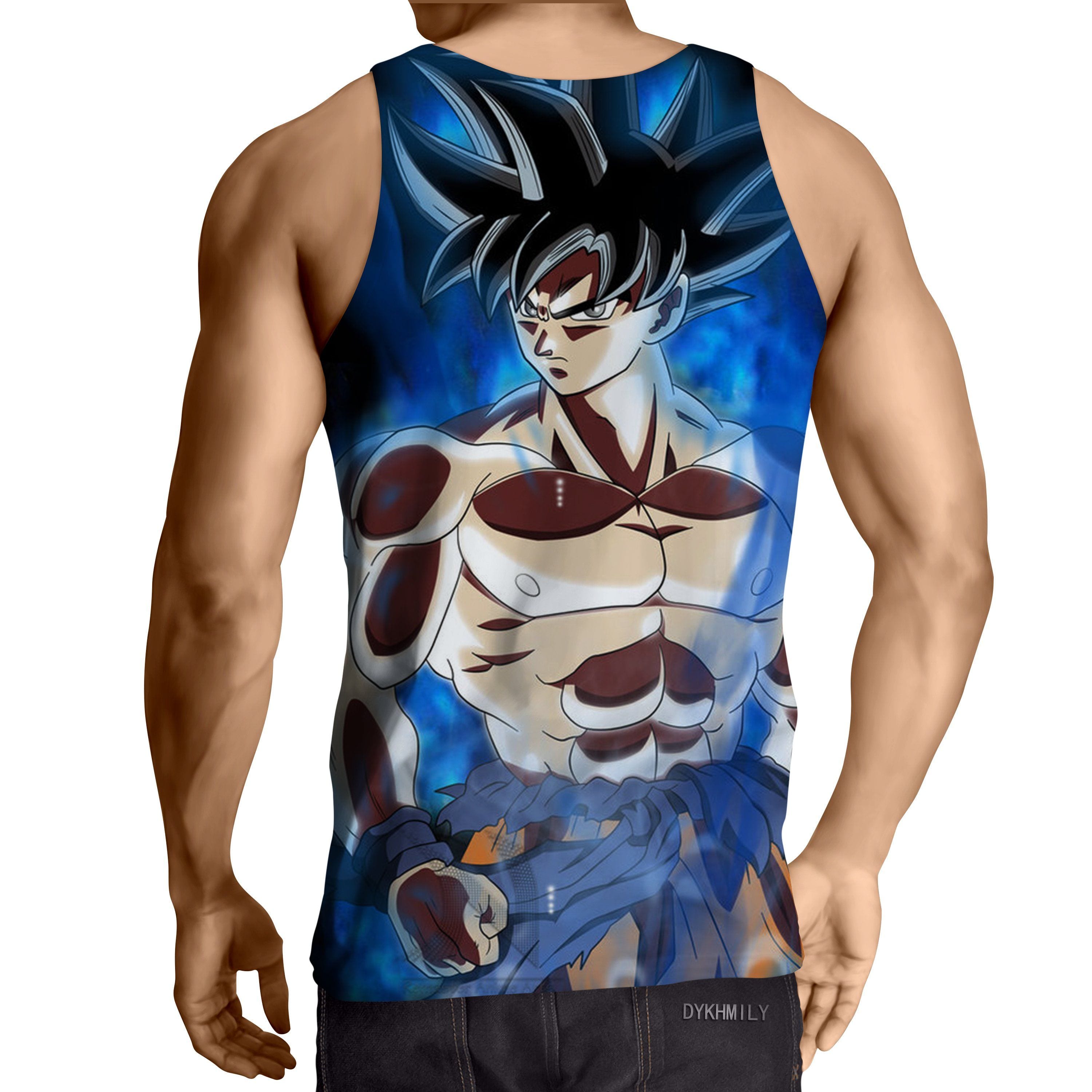 Dragon Ball Son Goku Battle Muscular Portrait Cool Tank Top