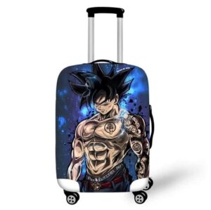 Goku Fierce Stare Kanji Symbols Suitcase Protective Cover