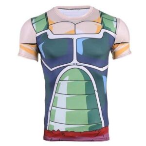 Bardock Saiyan Army Battle Suit Armor 3D Compression T-Shirt