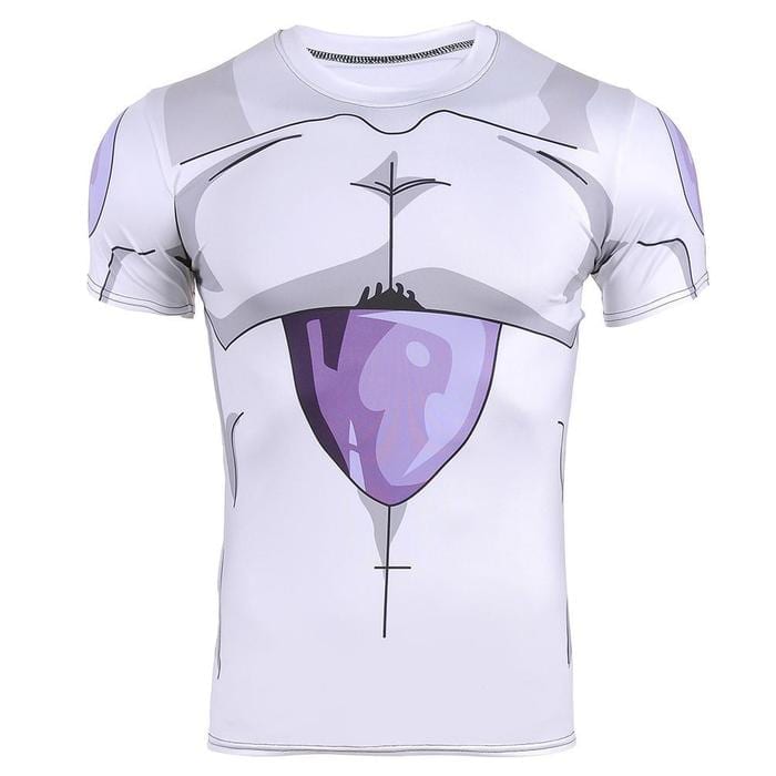Classic Frieza Form Workout Fitness Compression 3D Print Cool T-shirt