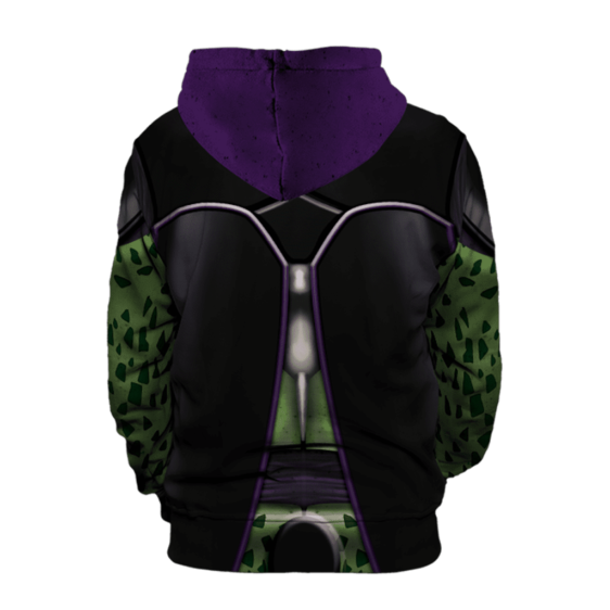 DBZ Classic Body Armor Suit Of Bio-Android Cell Hoodie - Image 2
