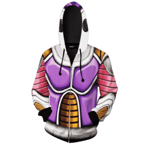 Dragon Ball Z Frieza Classical Armor Cosplay Zip Up Hoodie
