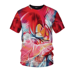 Dragon Ball Z Son Goku Super Saiyan Rose Blue Aura T-Shirt