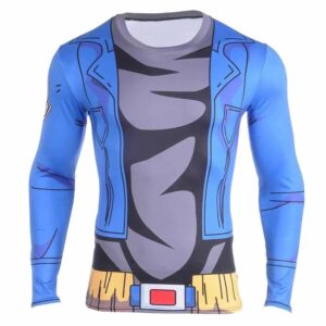 DBZ Cosplay Future Trunks Gear 3D Workout Long Sleeves T-Shirt