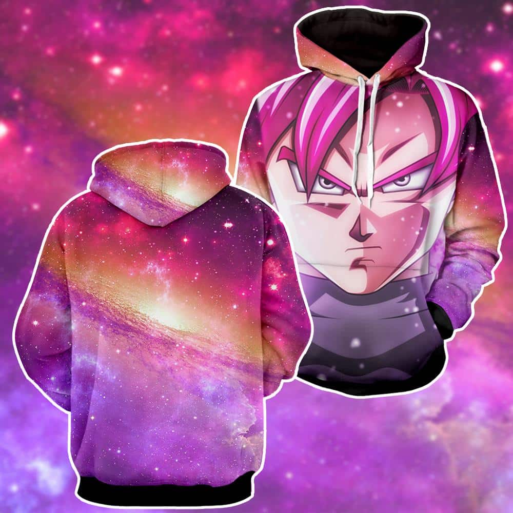 DBZ Formidable Son Goku Super Saiyan Rose Form Hoodie - Image 3
