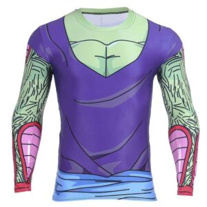 DBZ Piccolo Green Man 3D Fitness Cosplay Long Sleeves T-Shirt