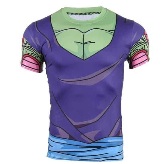 DBZ Piccolo Green Man 3D Skin Gear Cool Cosplay Workout T-Shirt