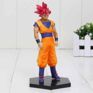 DBZ Son Goku Super Saiyan God Transformation Collectible Action Figure - Saiyan Stuff - 1