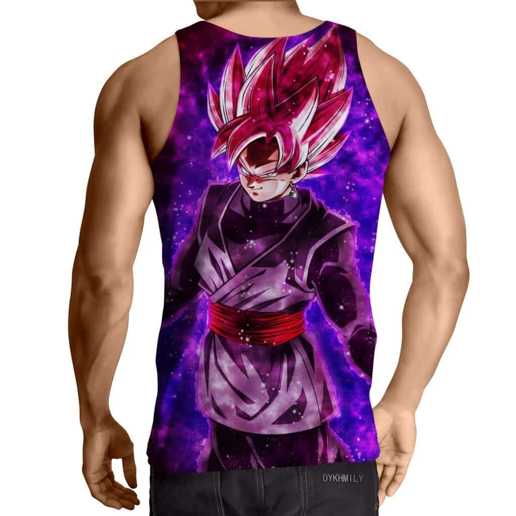 Dragon Ball Black Goku Rose 2 Ultra Instinct Dope Tank Top - Image 2