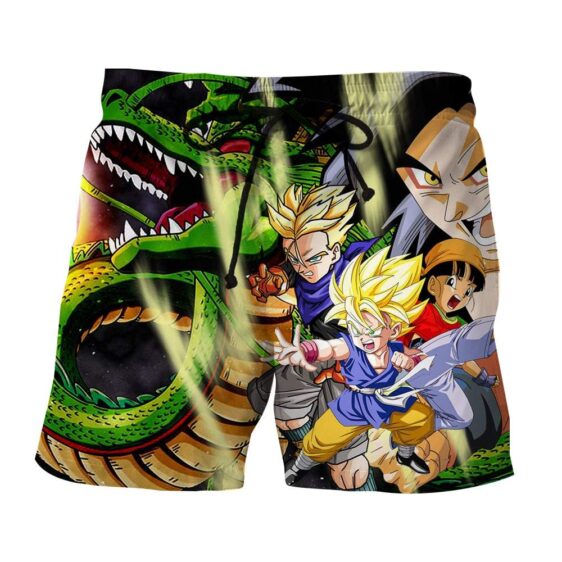Dragon Ball GT Pan Goku Trunks Super Saiyan Shenron Boardshorts
