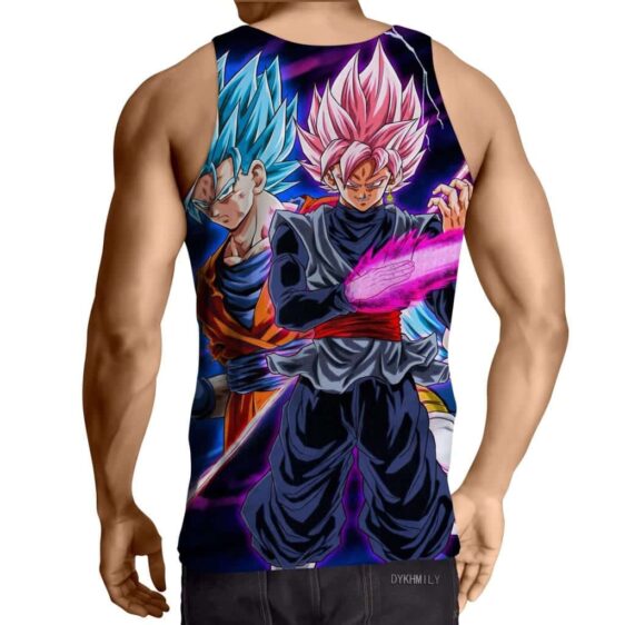 Dragon Ball Goku 2 Goku Rose Ultra Instinct Tank Top - Image 2