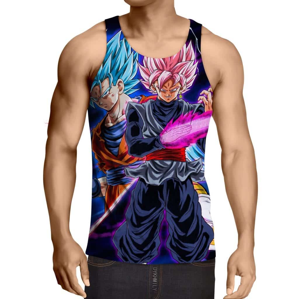 Dragon Ball Goku 2 Goku Rose Ultra Instinct Tank Top
