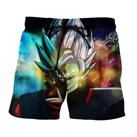 Dragon Ball Goku Black Fusion Zamasu Evil Villain Graphic Summer Shorts