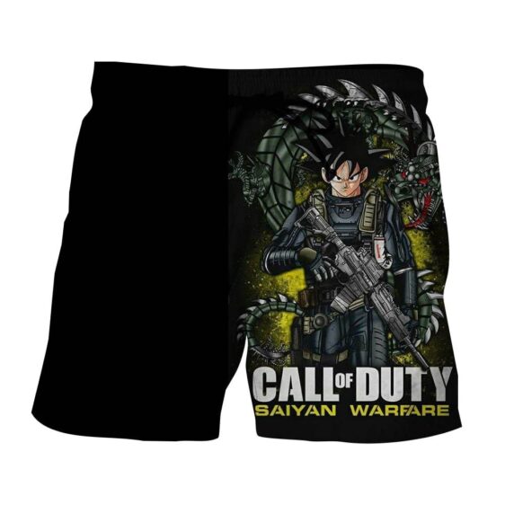 Dragon Ball Goku Call Of Duty Saiyan Warfare Epic Boardshorts