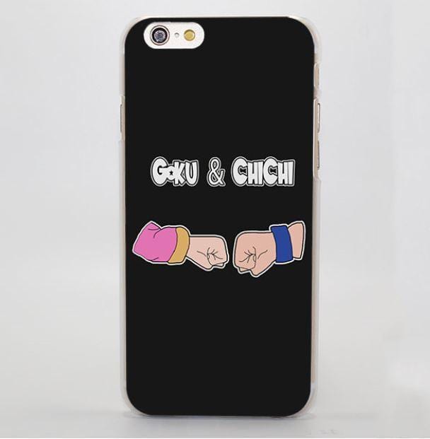 Dragon Ball Goku & Chi-Chi Fist Fight iPhone 4 5 6 7 Plus Case