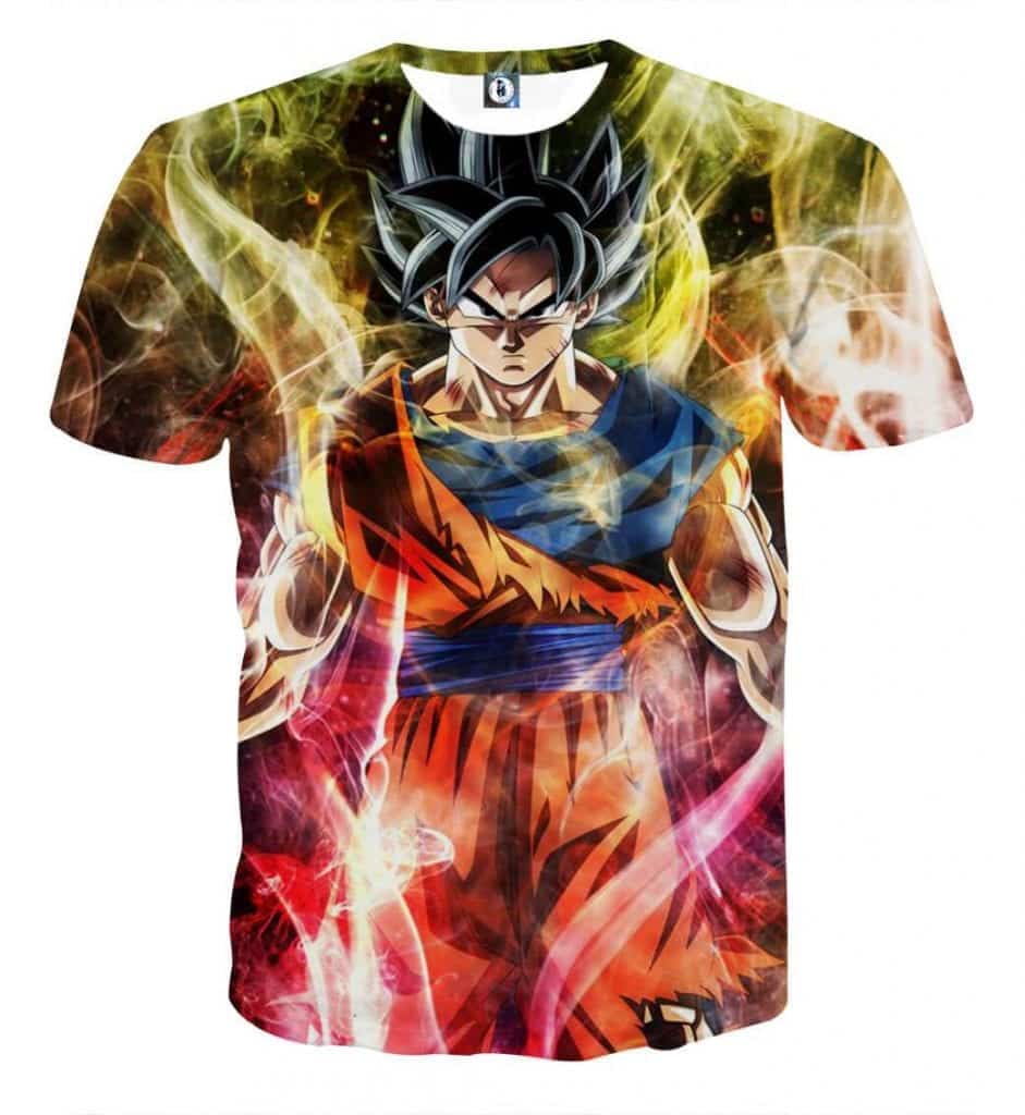 Dragon Ball Goku Super Saiyan God Ultra Instinct Cool T-Shirt