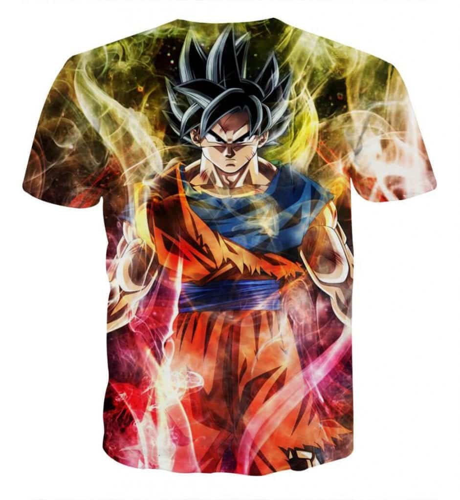 Dragon Ball Goku Super Saiyan God Ultra Instinct Cool T-Shirt - Image 2