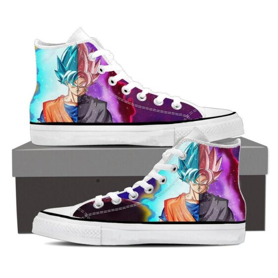 Dragon Ball Super Black Goku Rose Vegito 2 Cool Sneaker Shoes