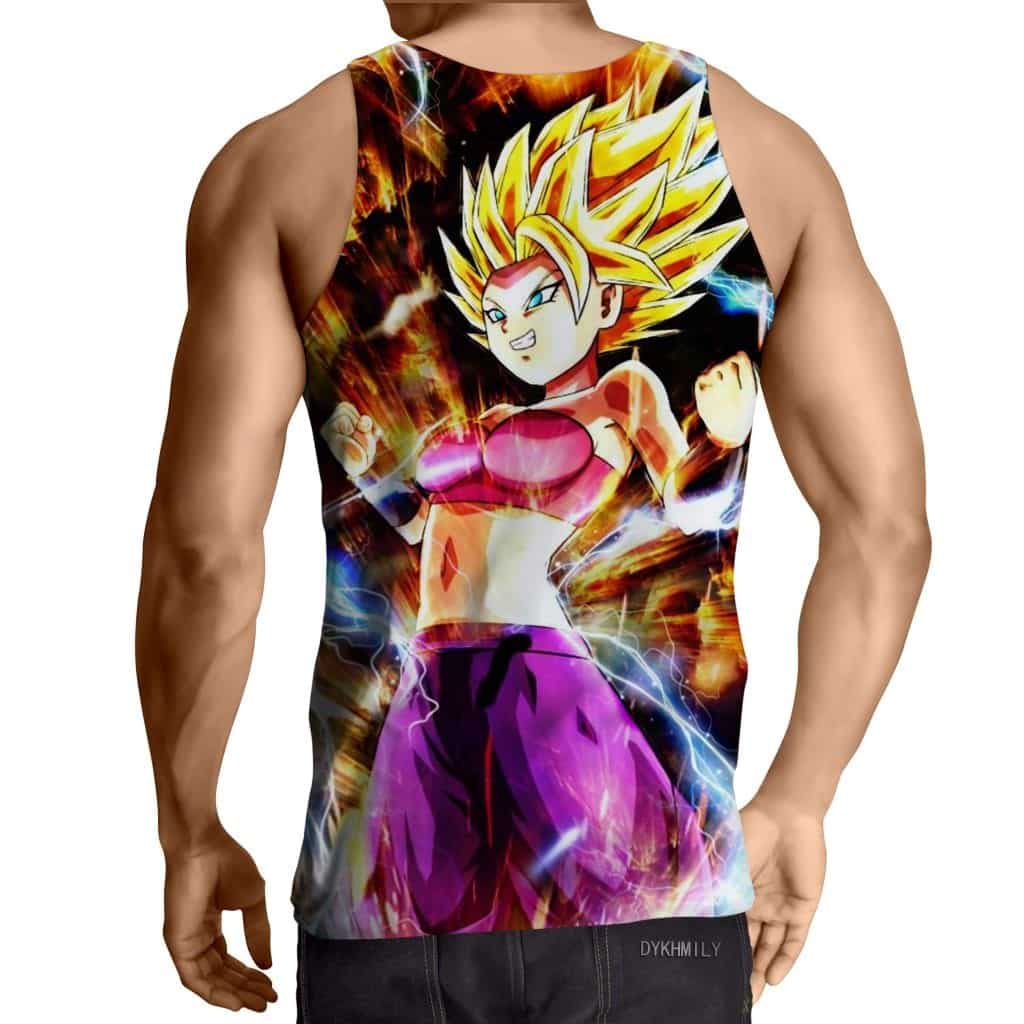 Dragon Ball Super Caulifla Super Saiyan 2 Epic Summer Tank Top - Image 2