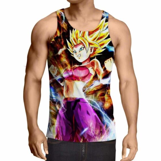 Dragon Ball Super Caulifla Super Saiyan 2 Epic Summer Tank Top