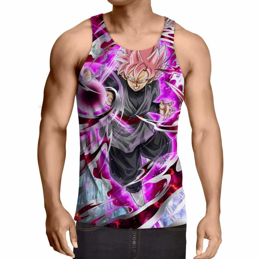 Dragon Ball Super Goku Rose Epic Death Beam Fitness Tank Top