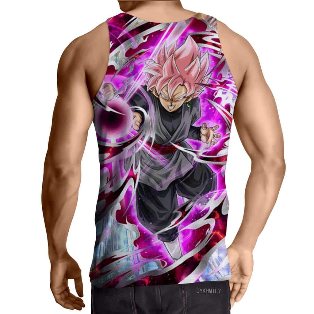 Dragon Ball Super Goku Rose Epic Death Beam Fitness Tank Top - Image 2