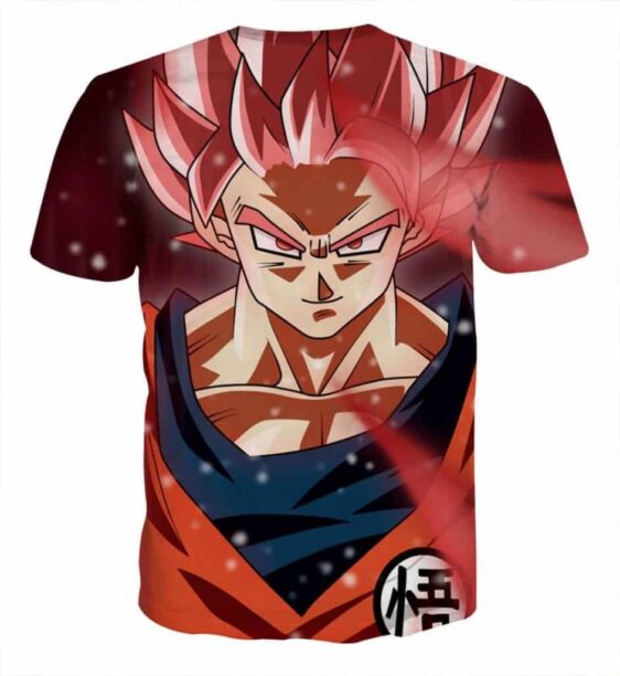 Dragon Ball Super Goku Super Saiyan 2 Red Kaioken 3D T-Shirt - Image 2