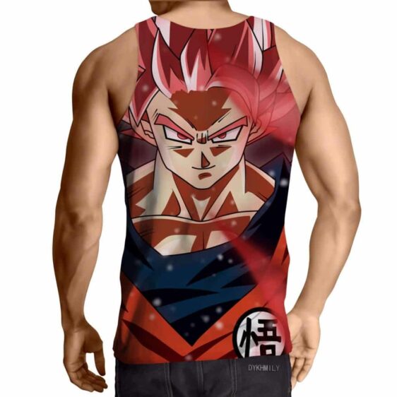 Dragon Ball Super Red Goku 2 Super Saiyan Dope Summer Tank Top - Image 2