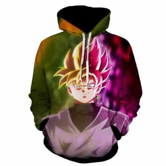 Dragon Ball Super Saiyan Black Goku Rose 2 Epic Hoodie