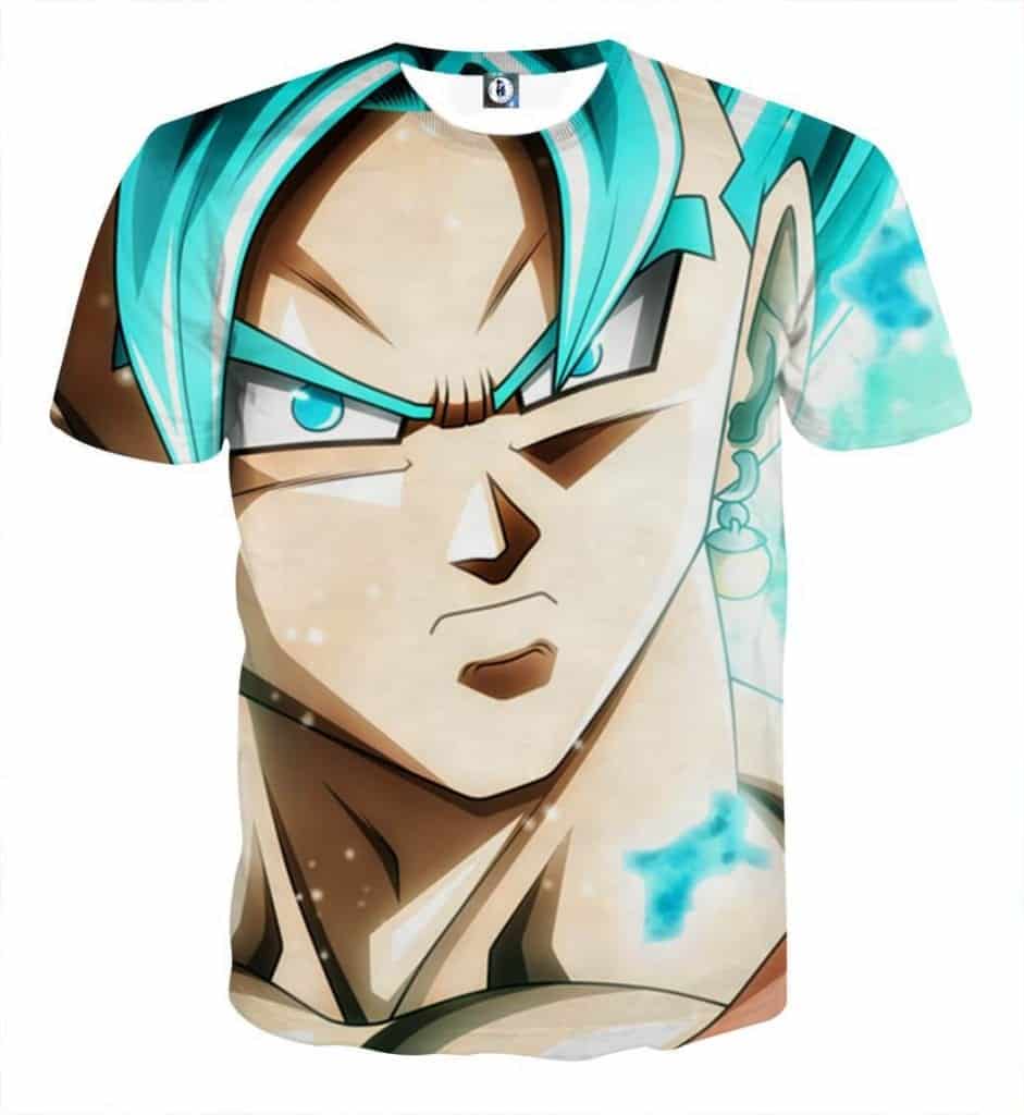 Dragon Ball Super Vegito Blue Super Saiyan Cool 3D T-Shirt