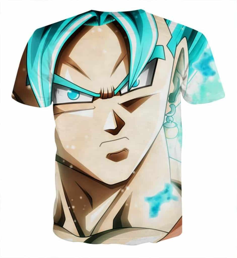Dragon Ball Super Vegito Blue Super Saiyan Cool 3D T-Shirt - Image 2
