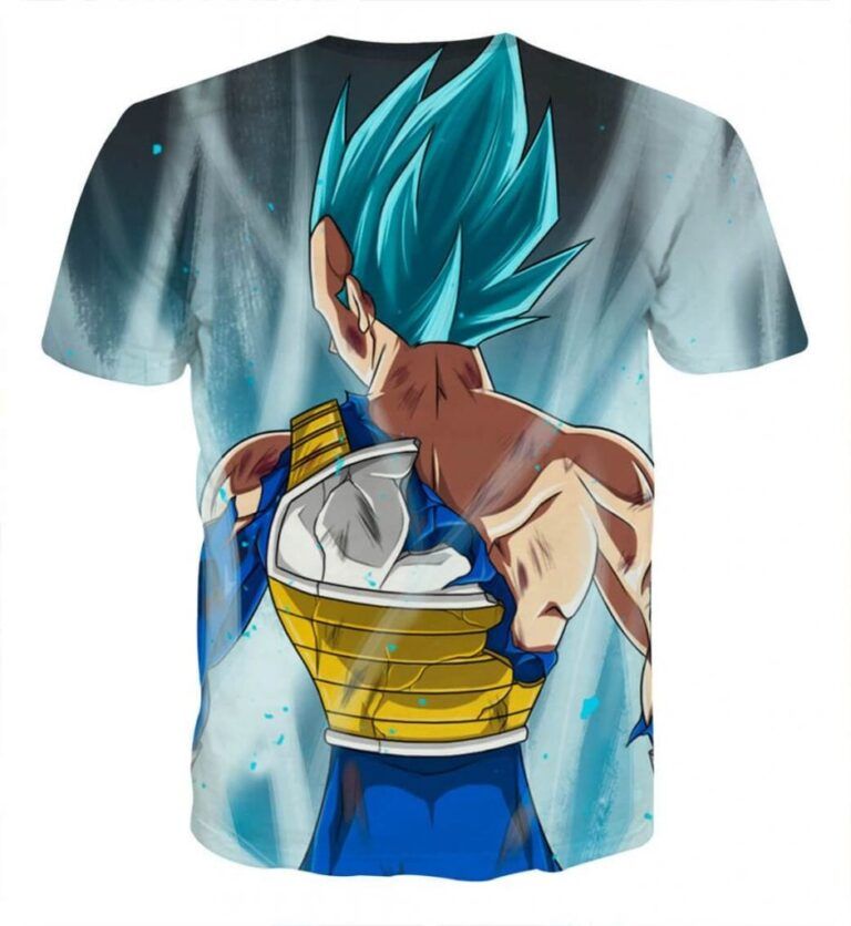 Dragon Ball Vegeta Blue Super Saiyan Epic Streetwear T-Shirt