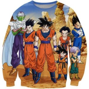 Dragon Ball Z-Fighters Team Earth's Special Forces Sweatshirt - Saiyan Stuff