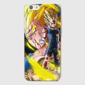 Dragon Ball Z Bruised Majin Vegeta Super Saiyan Cool iPhone 4 5 6 7 8 Plus X Case