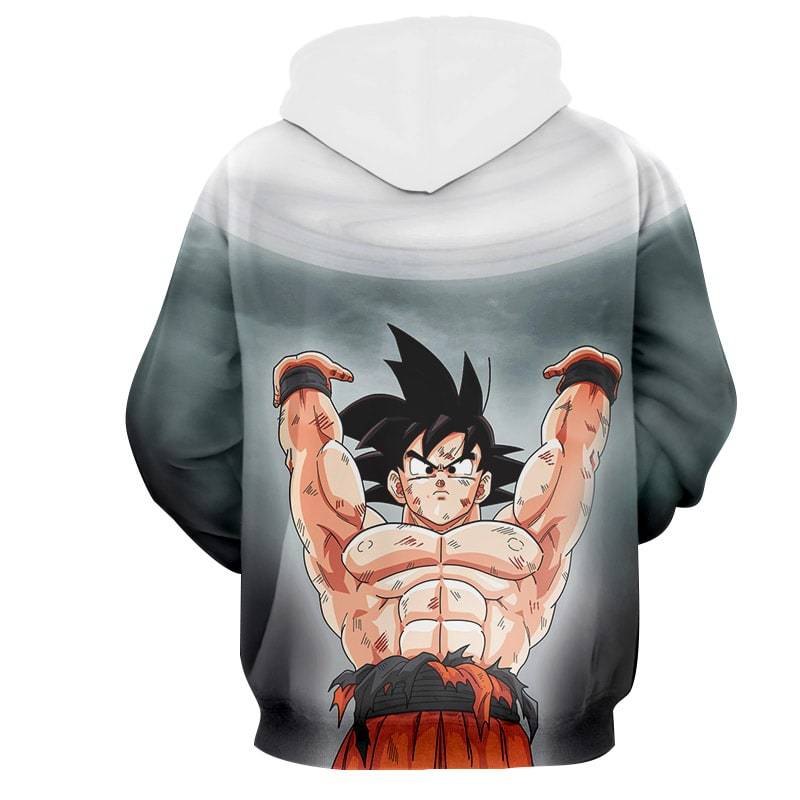 Dragon Ball Z Cool Son Goku Energy Ball Spirit Bomb Hoodie - Image 2