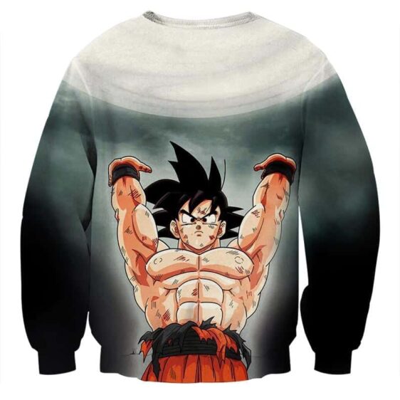 Dragon Ball Z Cool Son Goku Energy Ball Spirit Bomb Sweater - Image 2