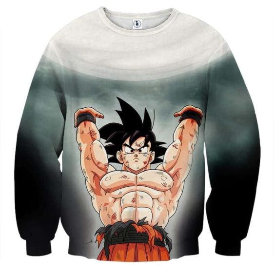 Dragon Ball Z Cool Son Goku Energy Ball Spirit Bomb Sweater
