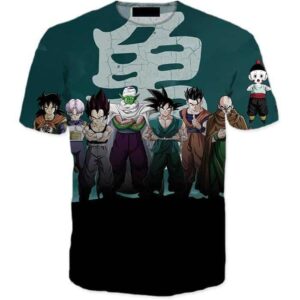 Dragon Ball Z Heroes Dark Black Badass 3D T-Shirt - Saiyan Stuff