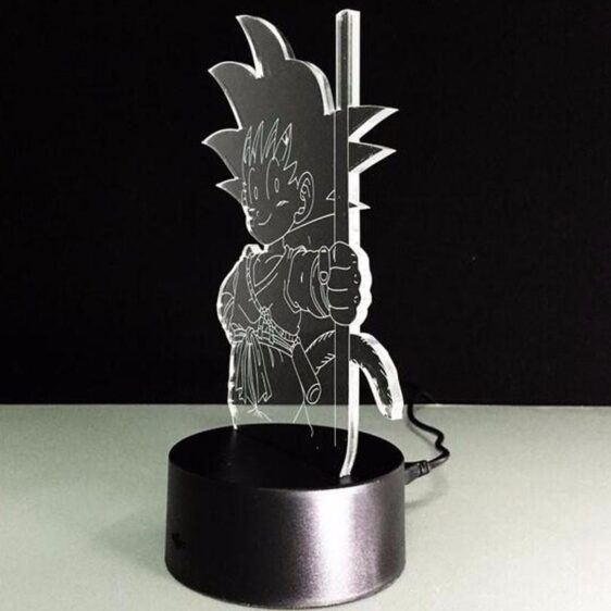 Dragon Ball Z Kid Goku Cute 7 Color Changing Acrylic Panel Lamp - Saiyan Stuff - 7