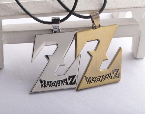 Dragon Ball Z Logo Necklace Pendant Gold Silver - Saiyan Stuff