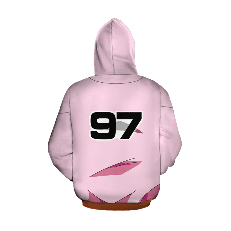 Dragon Ball Z Sexy Bulma 97 Pink Stylish Cosplay Hoodie - Saiyan Stuff