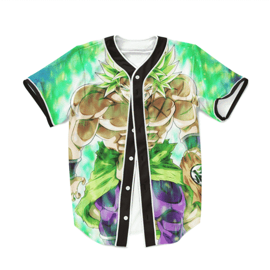 Dragon Ball Z Strong Legendary Saiyan Broly Baseball Jersey