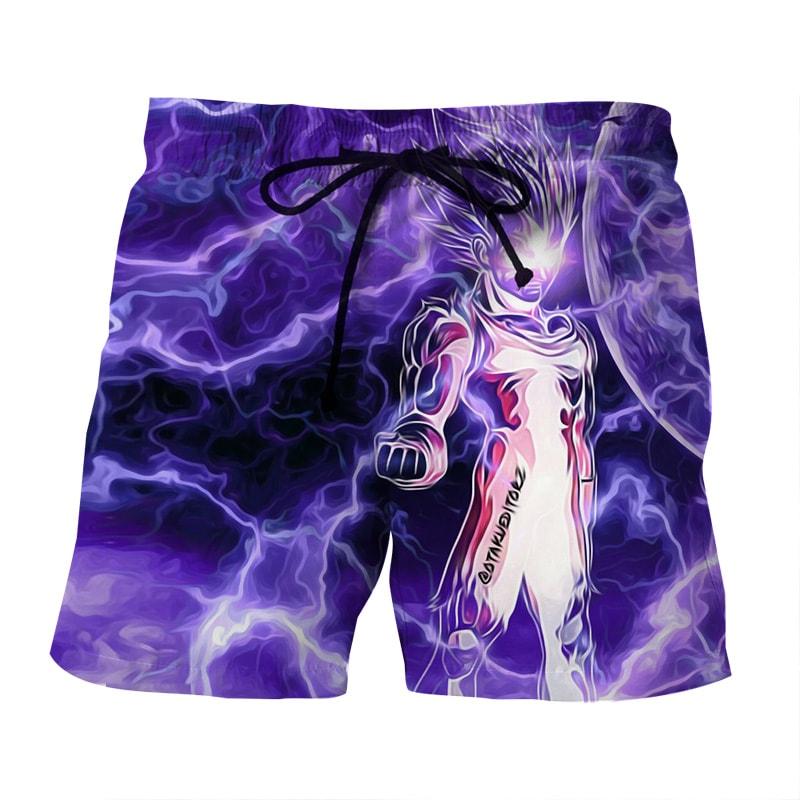 Dragon Ball Z Vegeta Super Saiyan Lightning Aura Boardshort - Saiyan Stuff