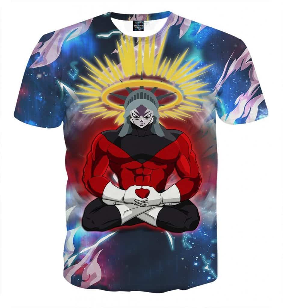 Dragon Ball Z Yellow Aura Crowned Jiren The Gray T-Shirt