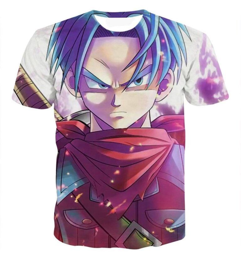 Future Trunks DBS Powerful Fighter Super Saiyan Cool Trendy TShirt
