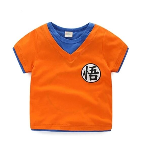 Dragon Ball Z Son Goku's Kanji Symbol Cosplay Kids T-Shirt