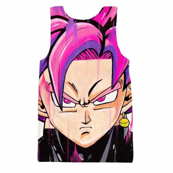 Goku Black Zamasu Super Saiyan Rose Evil Villain Dope Design Tank Top - Image 2