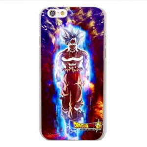 DBZ Goku White Super Saiyan Ultra Instinct iPhone 4 5 6 7 8 Plus X Case