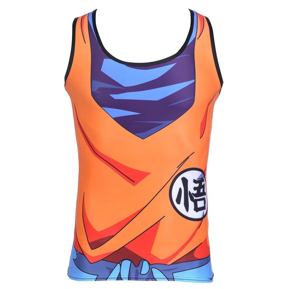 King Kai Training Go Symbol Goku Namek Uniform 3D Tank Top