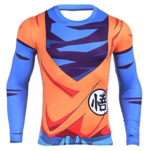 King Kai Training Goku Symbol Long Sleeves 3D Compression T-shirt